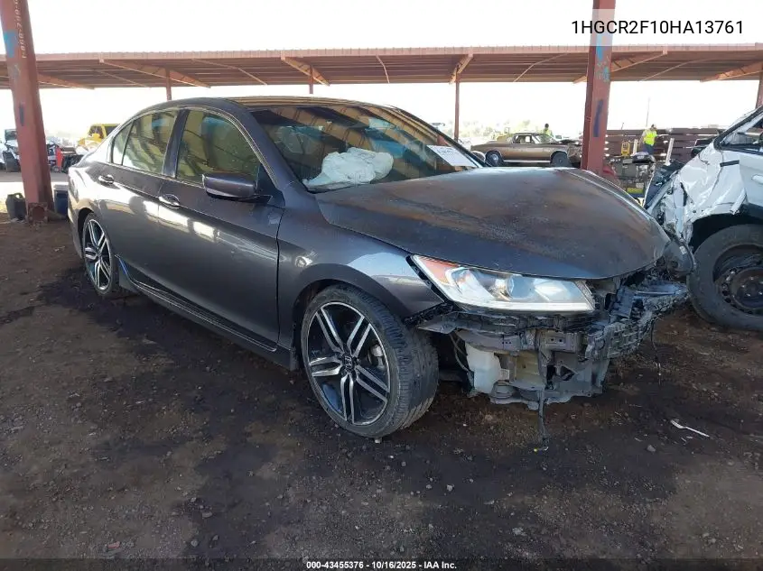 1HGCR2F10HA137610 2017 Honda Accord Sport Se