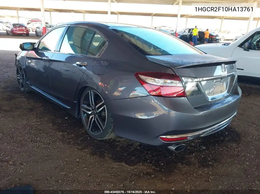 1HGCR2F10HA137610 2017 Honda Accord Sport Se