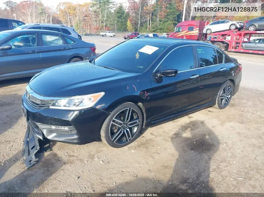 1HGCR2F12HA128875 2017 Honda Accord Sport Se