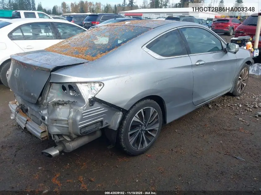 1HGCT2B86HA003348 2017 Honda Accord Ex-L V6