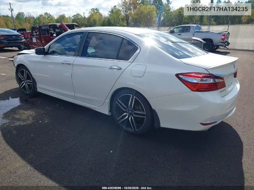 1HGCR2F17HA134235 2017 Honda Accord Sport Se