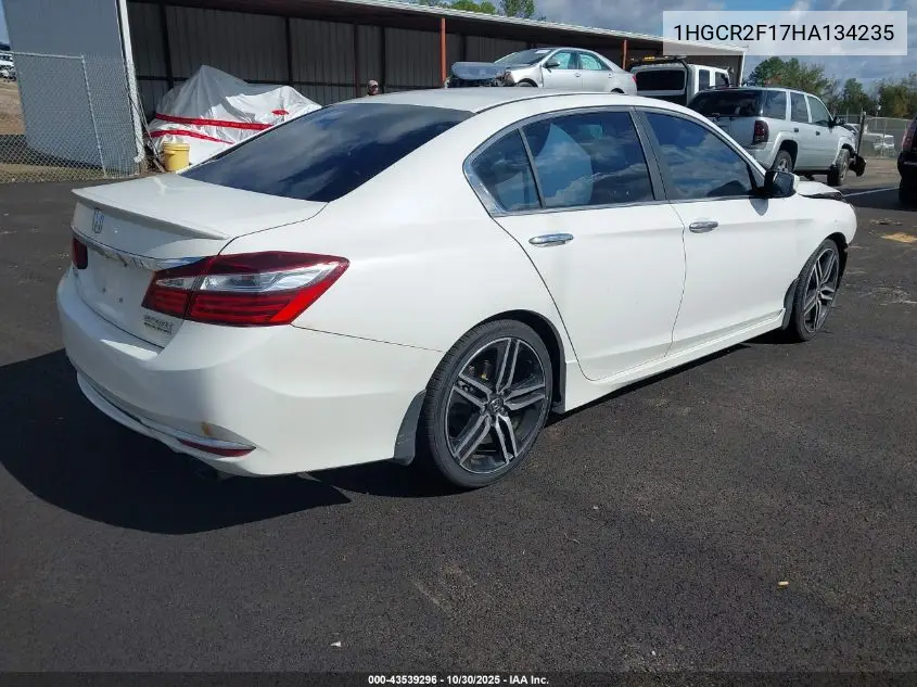1HGCR2F17HA134235 2017 Honda Accord Sport Se