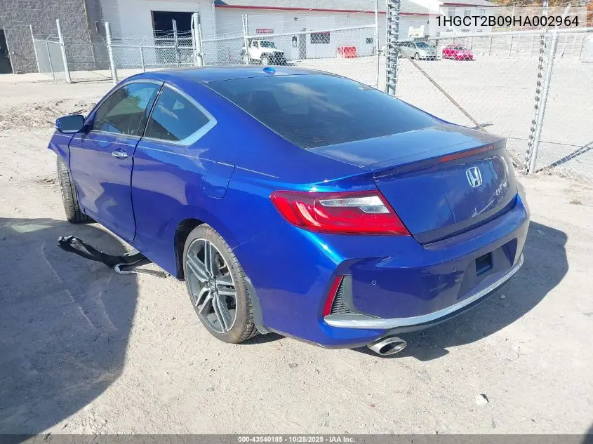 1HGCT2B09HA002964 2017 Honda Accord Touring V6