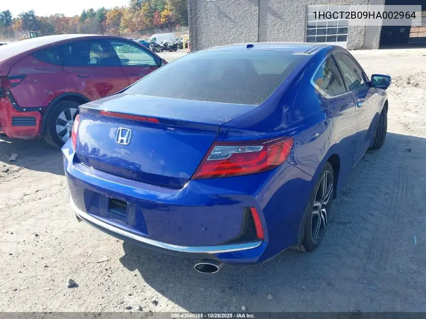 1HGCT2B09HA002964 2017 Honda Accord Touring V6
