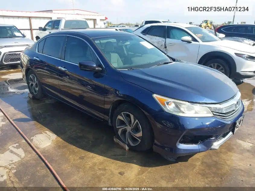 1HGCR2F35HA071234 2017 Honda Accord Lx