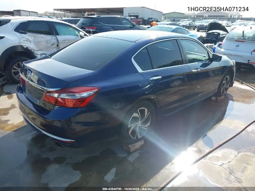 1HGCR2F35HA071234 2017 Honda Accord Lx