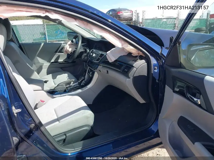 1HGCR2F31HA213157 2017 Honda Accord Lx