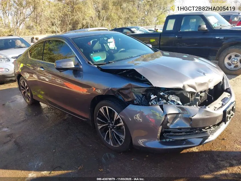 1HGCT2B82HA005419 2017 Honda Accord Ex-L V6