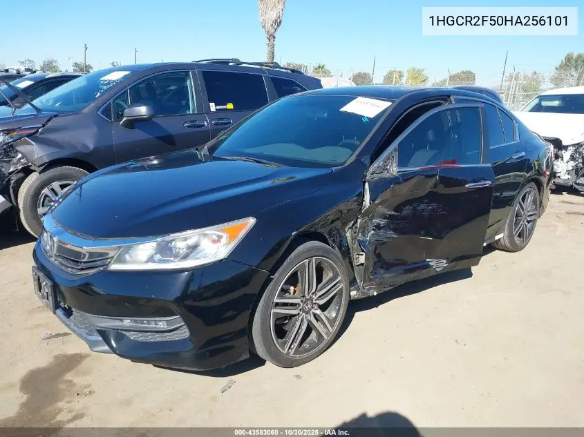 1HGCR2F50HA256101 2017 Honda Accord Sport