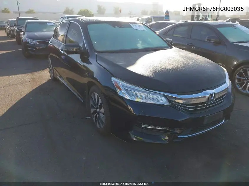 JHMCR6F76HC003035 2017 Honda Accord Hybrid Touring