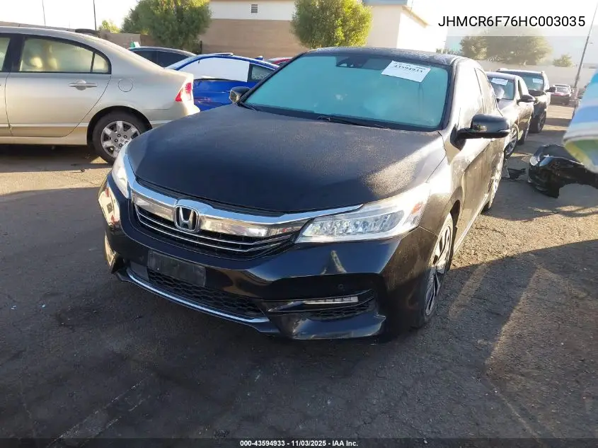 JHMCR6F76HC003035 2017 Honda Accord Hybrid Touring
