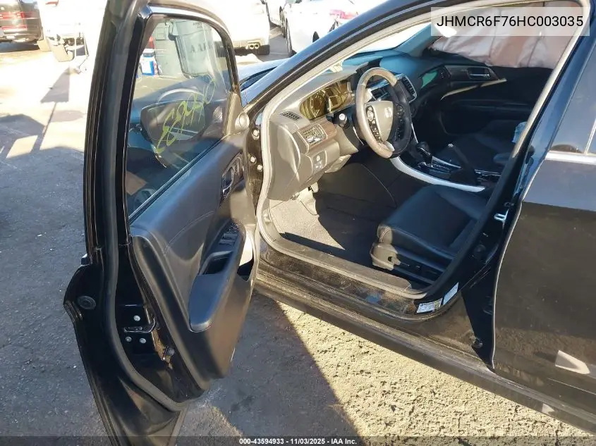 JHMCR6F76HC003035 2017 Honda Accord Hybrid Touring
