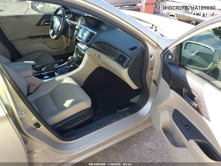 1HGCR2F87HA189880 2017 Honda Accord Ex-L