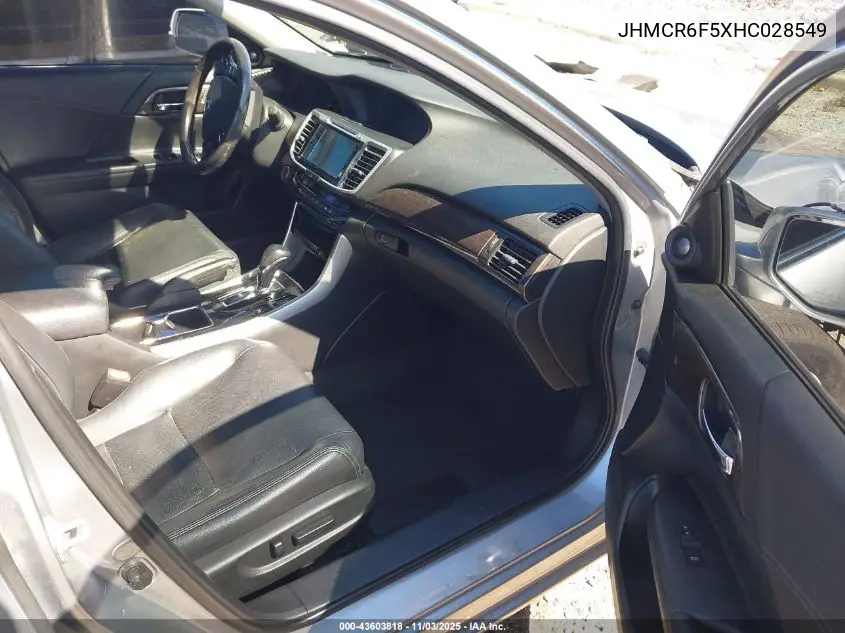 JHMCR6F5XHC028549 2017 Honda Accord Hybrid Ex-L