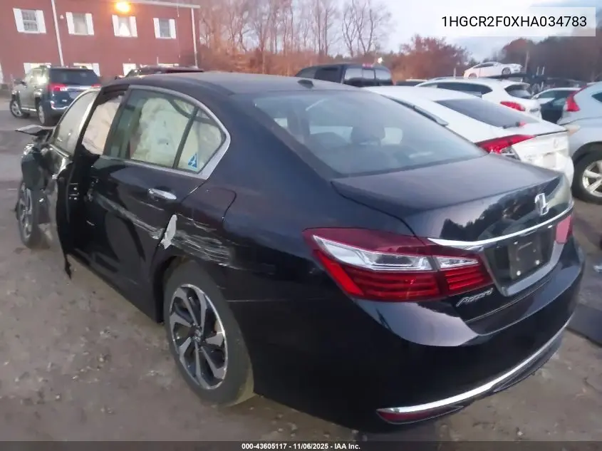 1HGCR2F0XHA034783 2017 Honda Accord Ex