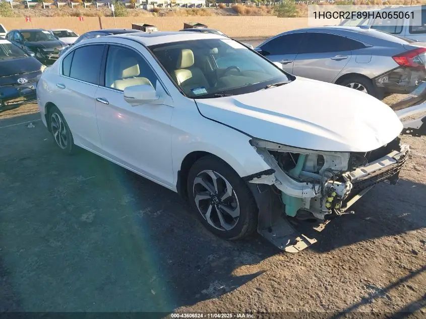 1HGCR2F89HA065061 2017 Honda Accord Ex-L