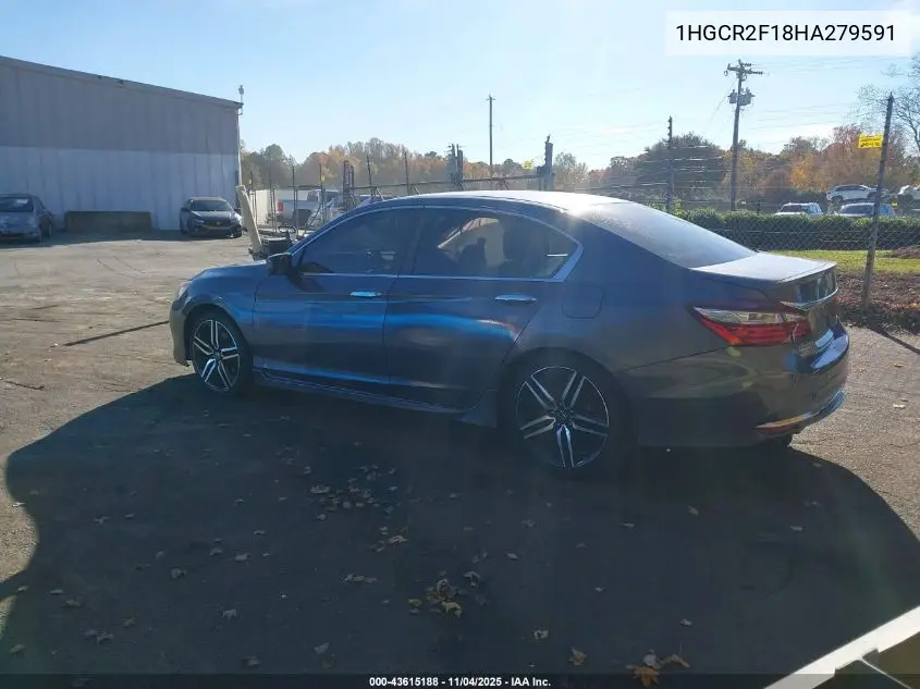 1HGCR2F18HA279591 2017 Honda Accord Sport Se