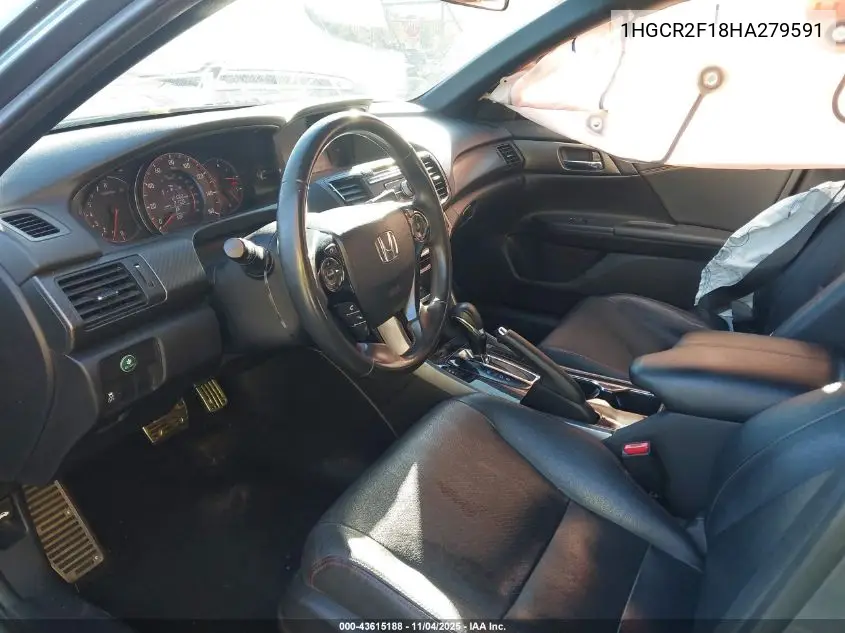 1HGCR2F18HA279591 2017 Honda Accord Sport Se