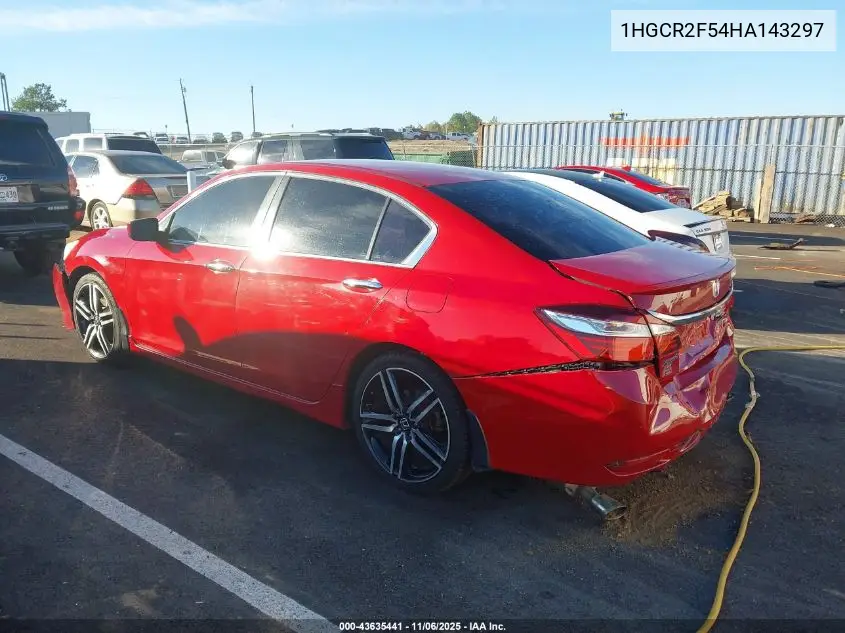 1HGCR2F54HA143297 2017 Honda Accord Sport