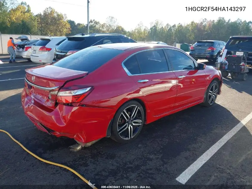 1HGCR2F54HA143297 2017 Honda Accord Sport