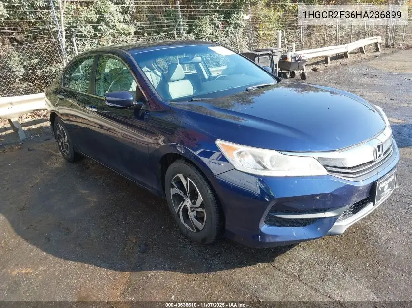 1HGCR2F36HA236899 2017 Honda Accord Lx