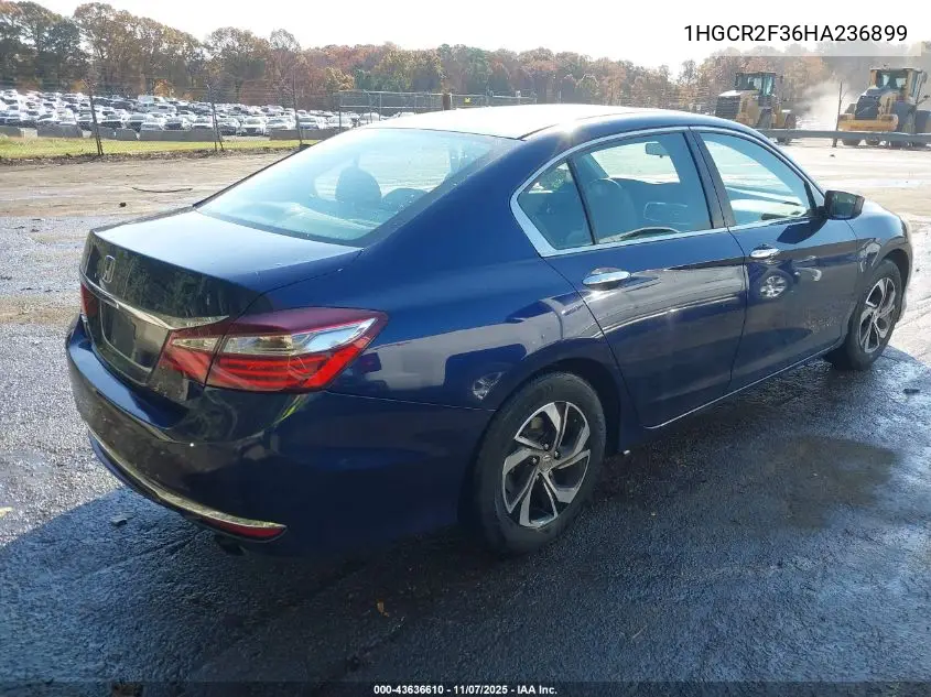 1HGCR2F36HA236899 2017 Honda Accord Lx