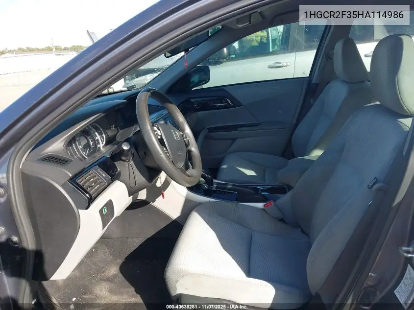 1HGCR2F35HA114986 2017 Honda Accord Lx