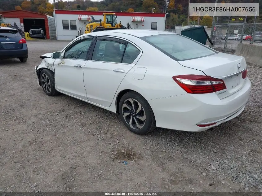 1HGCR3F86HA007656 2017 Honda Accord Ex-L V6