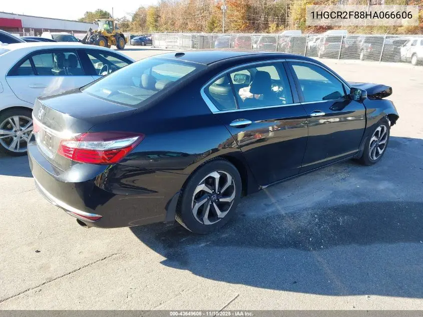 1HGCR2F88HA066606 2017 Honda Accord Ex-L