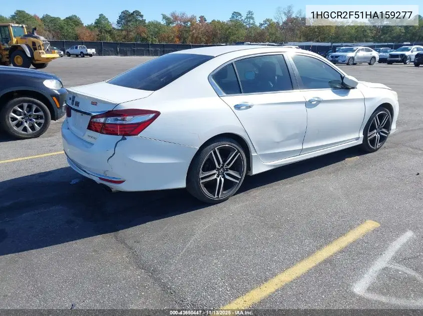 1HGCR2F51HA159277 2017 Honda Accord Sport