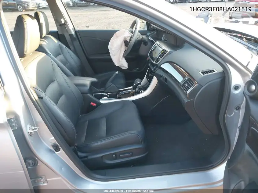 1HGCR3F08HA021519 2017 Honda Accord Ex-L V6