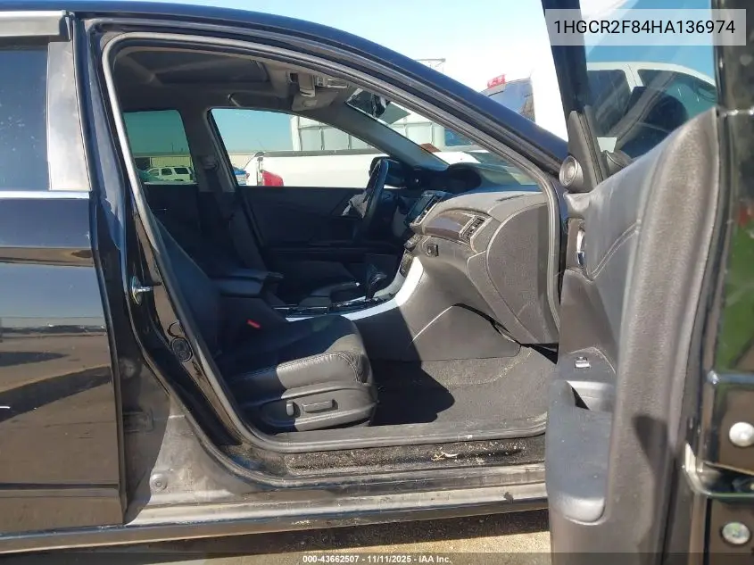 1HGCR2F84HA136974 2017 Honda Accord Ex-L