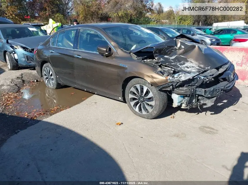 JHMCR6F78HC000282 2017 Honda Accord Hybrid Touring