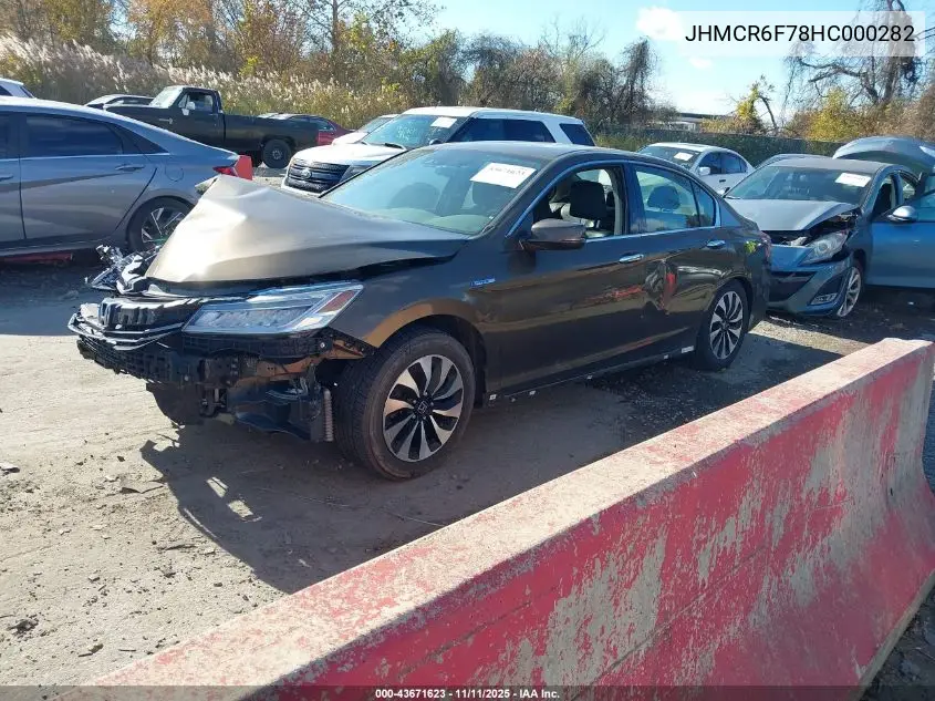 JHMCR6F78HC000282 2017 Honda Accord Hybrid Touring