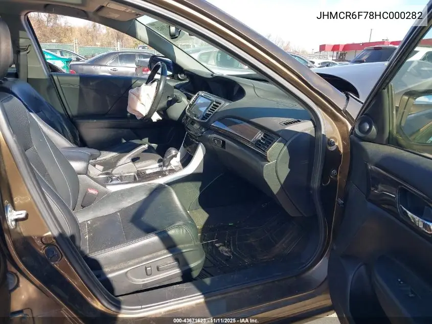 JHMCR6F78HC000282 2017 Honda Accord Hybrid Touring