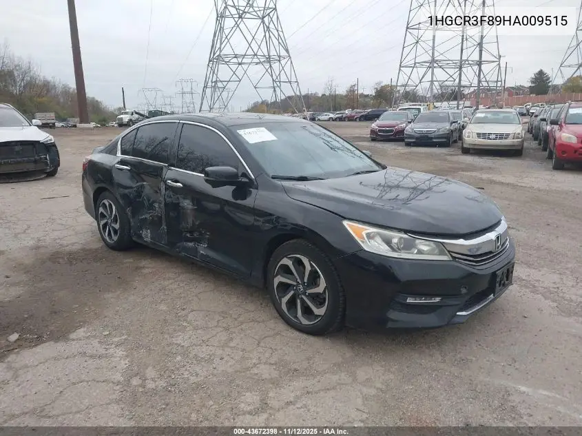 1HGCR3F89HA009515 2017 Honda Accord Ex-L V6