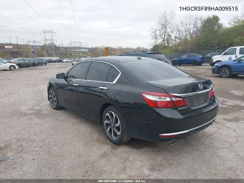 1HGCR3F89HA009515 2017 Honda Accord Ex-L V6
