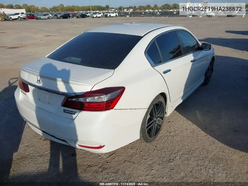 1HGCR2F19HA238872 2017 Honda Accord Sport Se