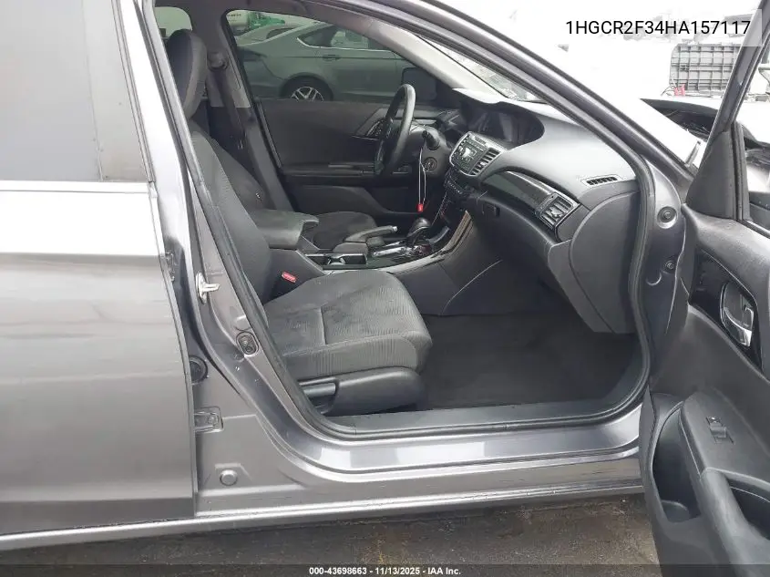 1HGCR2F34HA157117 2017 Honda Accord Lx
