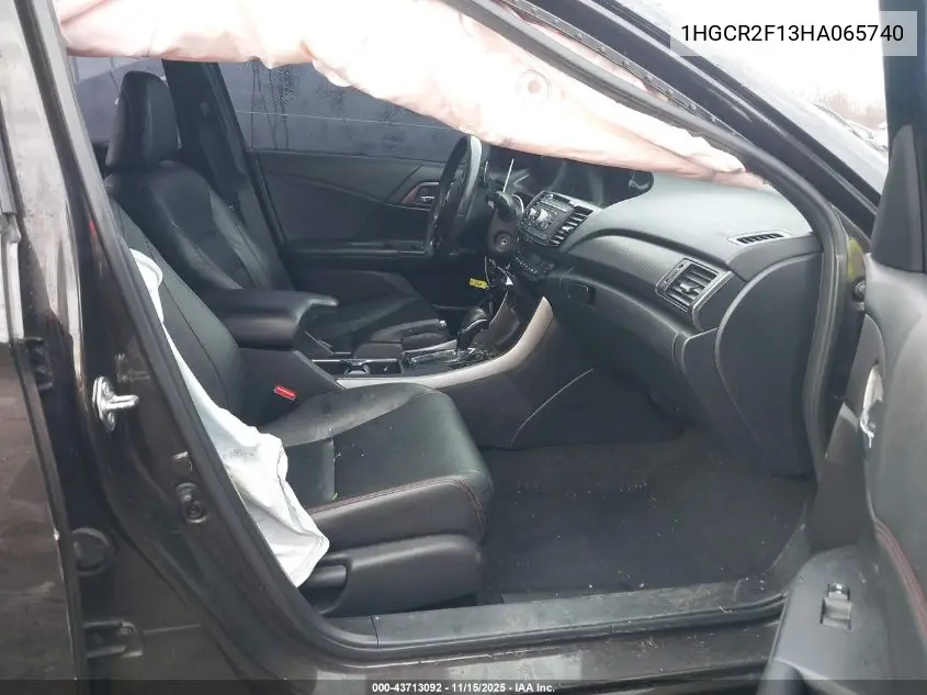 1HGCR2F13HA065740 2017 Honda Accord Sport Se