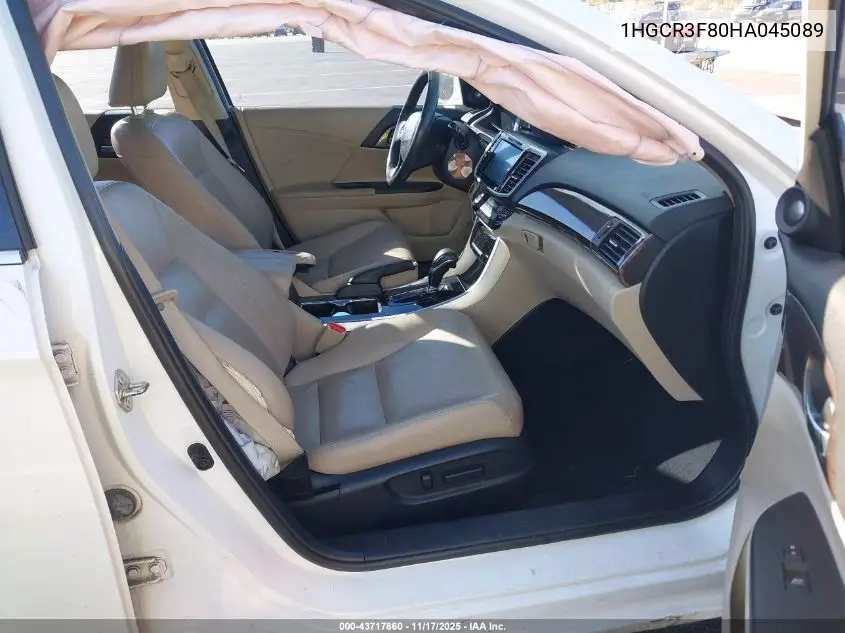 1HGCR3F80HA045089 2017 Honda Accord Ex-L V6