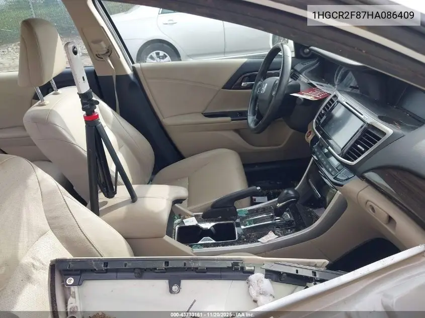 1HGCR2F87HA086409 2017 Honda Accord Ex-L