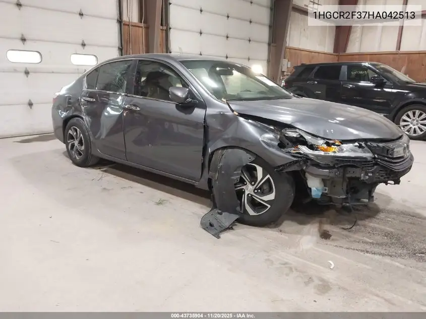 1HGCR2F37HA042513 2017 Honda Accord Lx