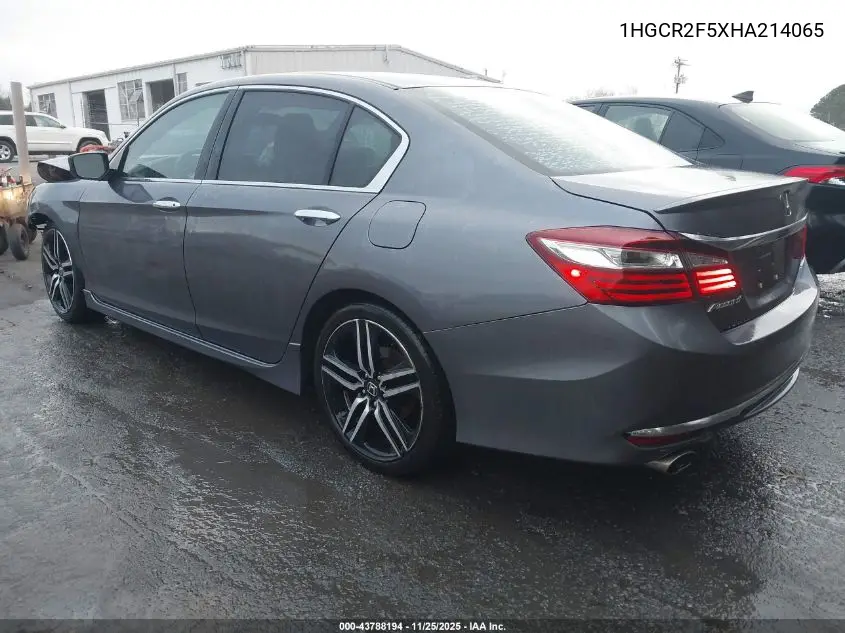 1HGCR2F5XHA214065 2017 Honda Accord Sport