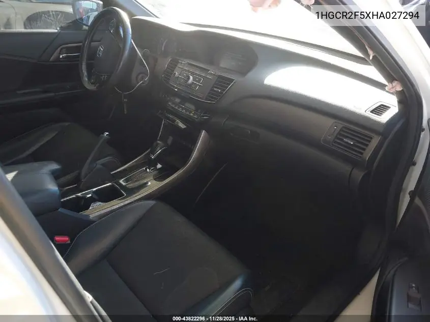1HGCR2F5XHA027294 2017 Honda Accord Sport