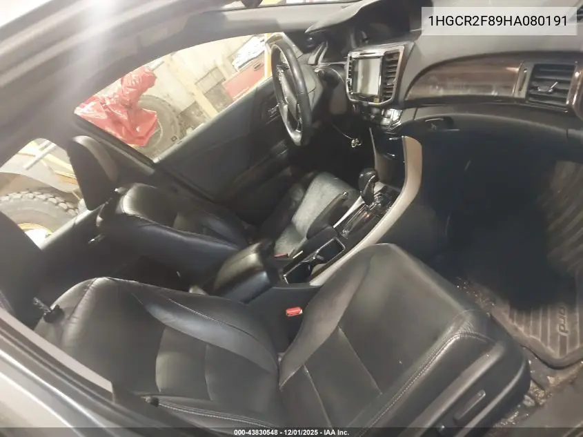 1HGCR2F89HA080191 2017 Honda Accord Ex-L
