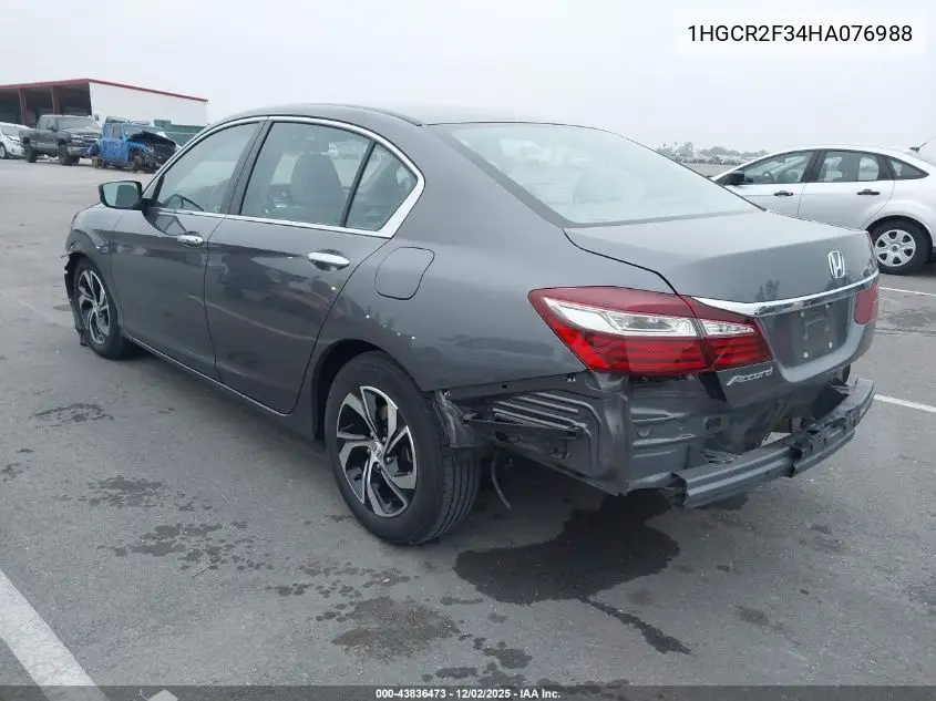 1HGCR2F34HA076988 2017 Honda Accord Lx