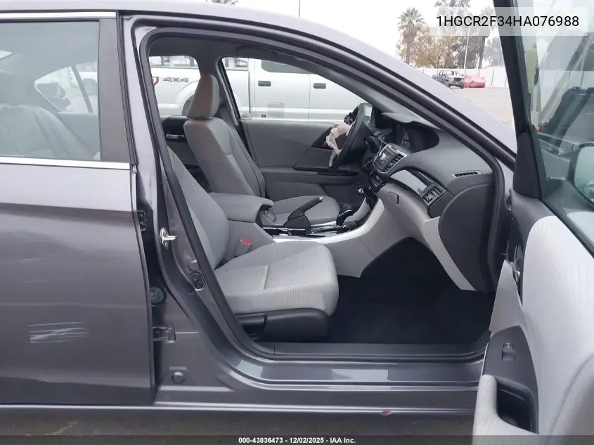 1HGCR2F34HA076988 2017 Honda Accord Lx