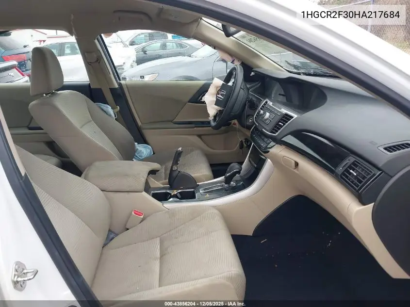 1HGCR2F30HA217684 2017 Honda Accord Lx