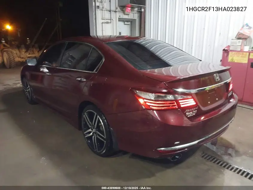 1HGCR2F13HA023827 2017 Honda Accord Sport Se